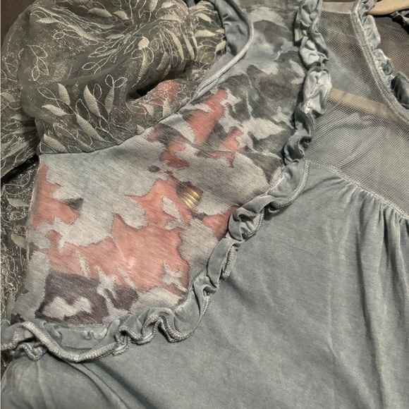 POL Beautiful Long Sleeve Ruffle Top. - Picture 7 of 9